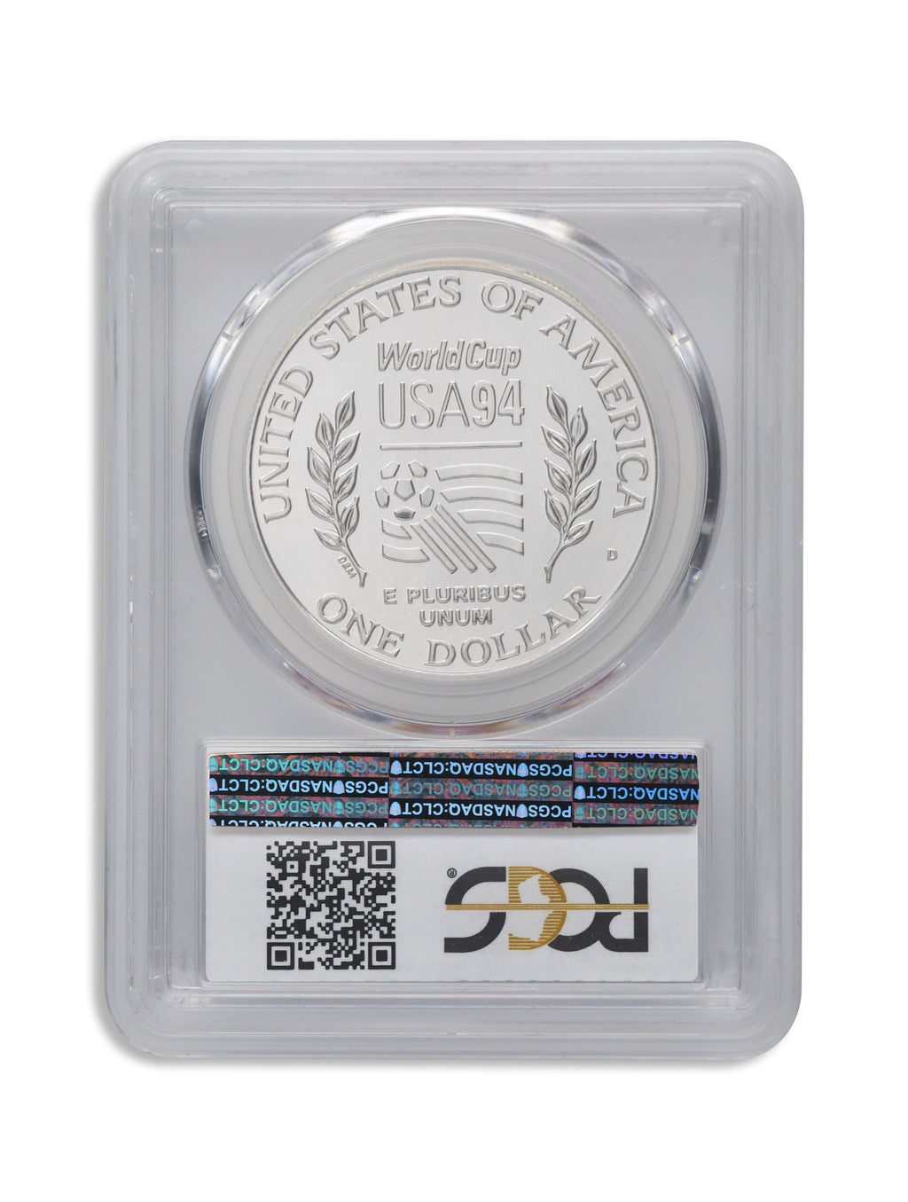 1994-D $1 World Cup Silver Commem - PCGS MS70