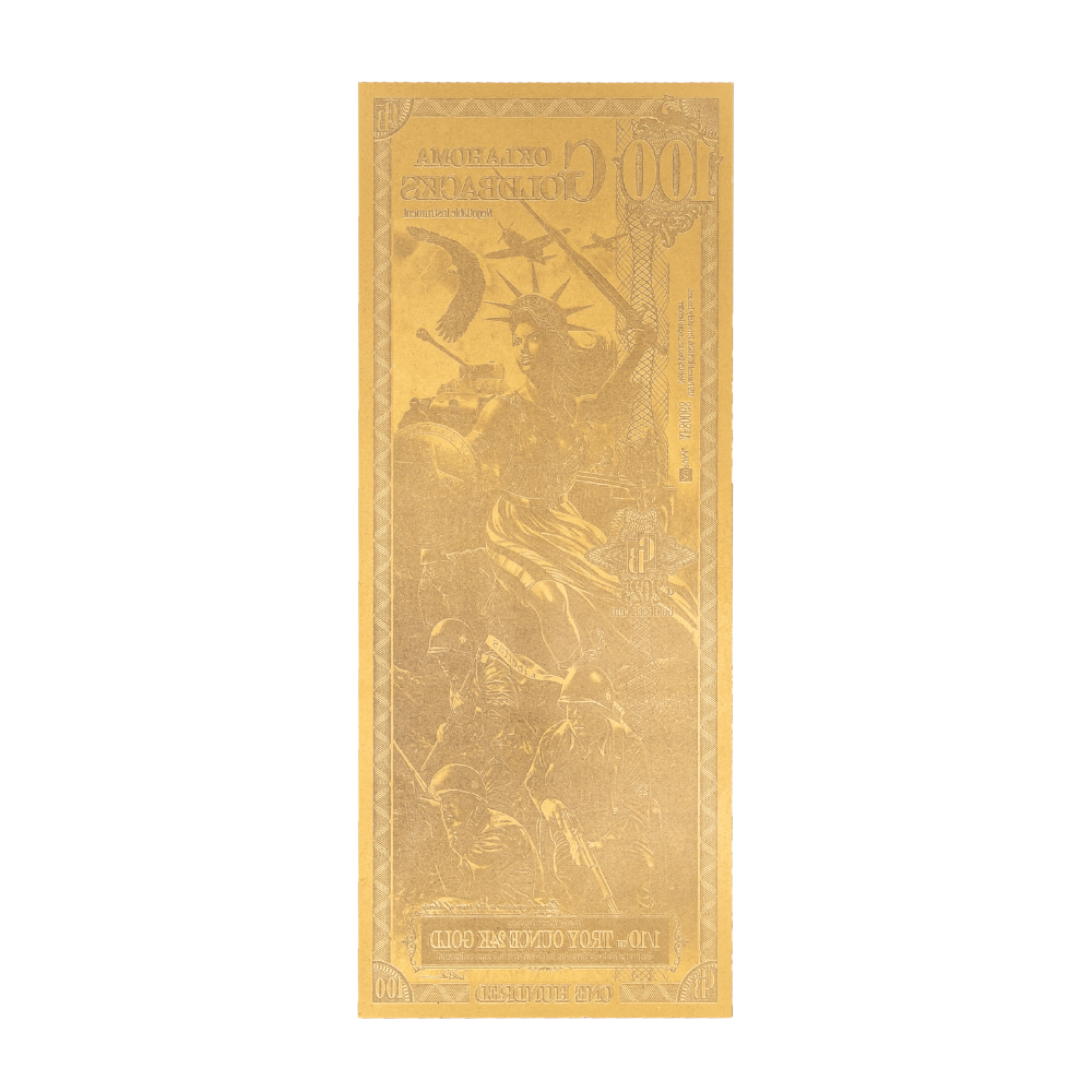 Oklahoma 100 Goldback
