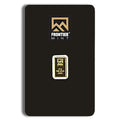 1/2 gram Gold Bar - Frontier Mint (Carded)