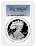 2006-W Proof Silver Eagle PCGS PR70