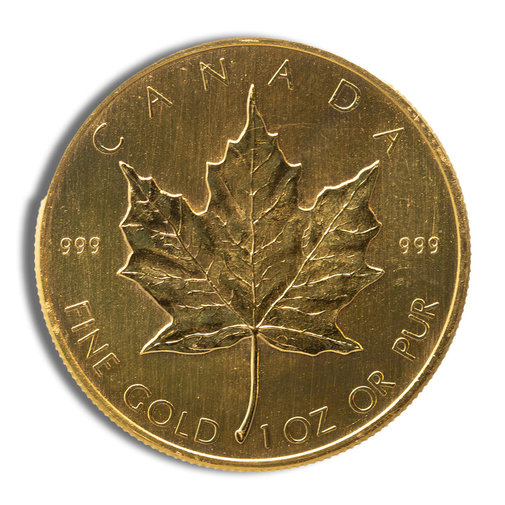1 oz.999 Gold Maple Leaf (Year Varies)