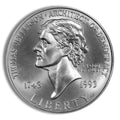 1993-P $1 Jefferson Silver Commem - BU