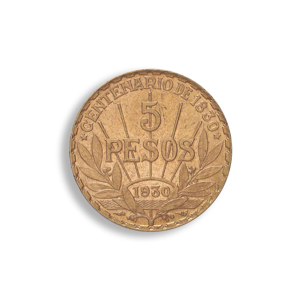 Uruguay 5 Peso Gold Coin