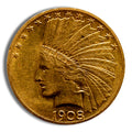 $10 Gold Indian Eagle - Any Grade