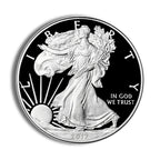 2017-W Proof Silver Eagle with Box & COA