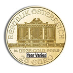 1/4 oz Austrian Philharmonic Gold Coin (Year Varies)