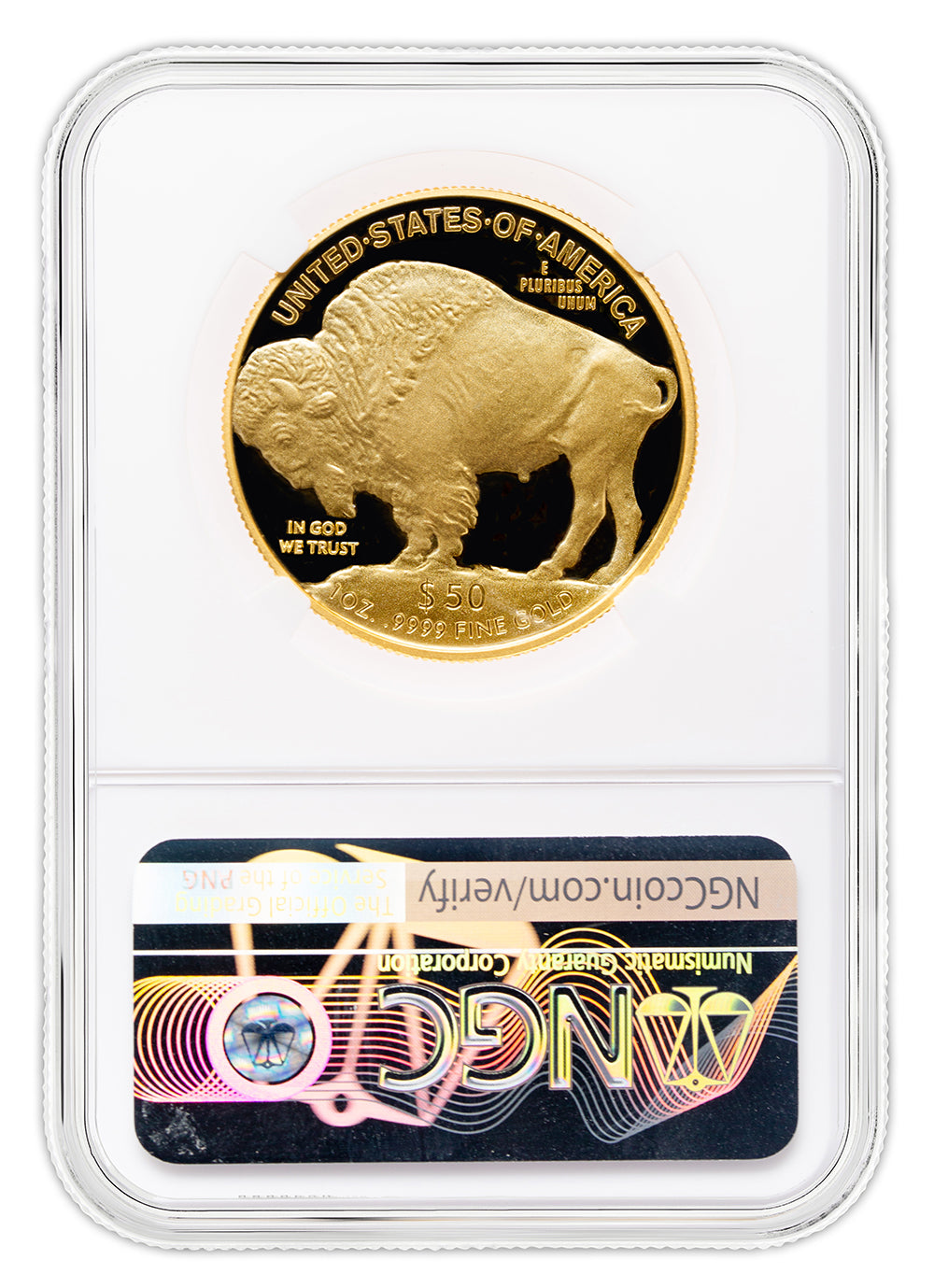 2007-W $50 Proof Gold Buffalo NGC PF70