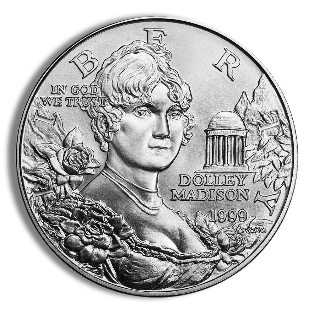 1999-P $1 Dolley Madison Silver Commem - BU