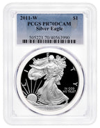 2011-W Proof Silver Eagle PCGS PR70