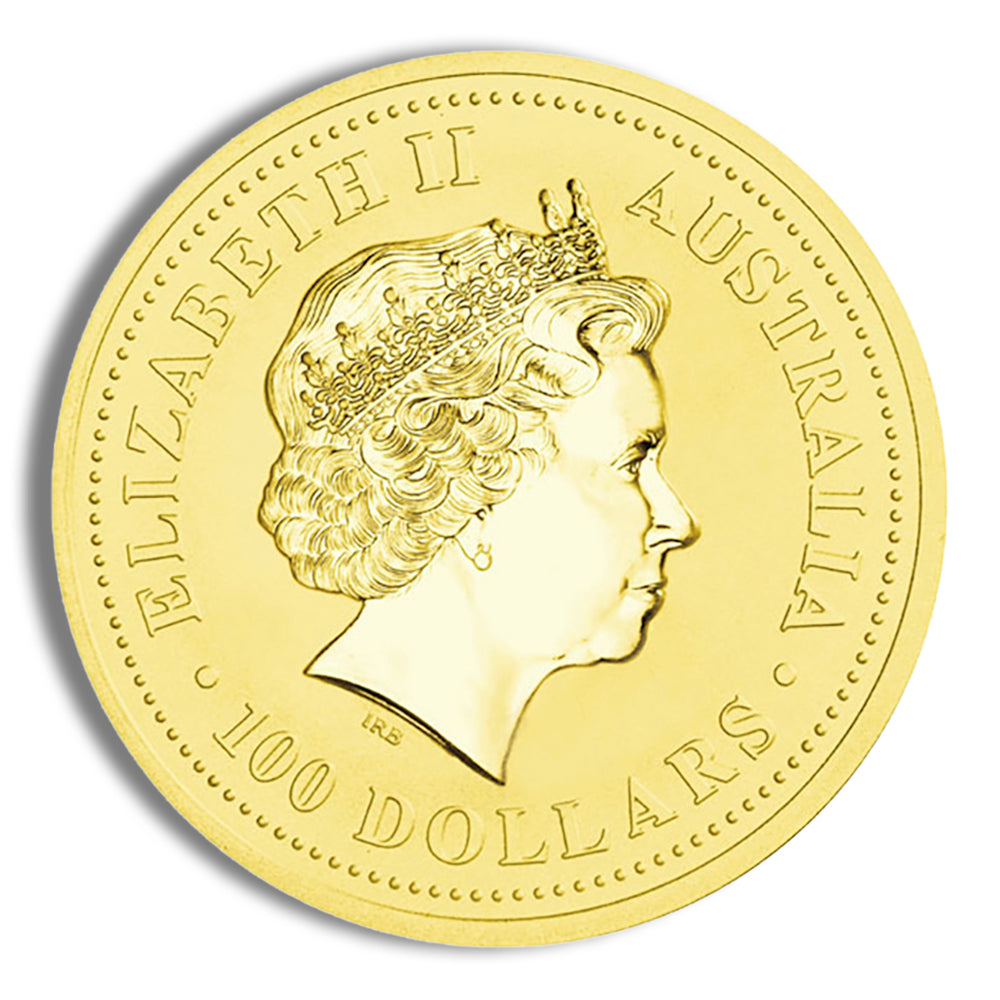 2003 1 oz Australia Gold Lunar Goat BU - Series I