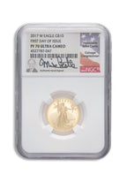 2017-W 1/4 oz Proof Gold Eagle $10 NGC PF70 ER