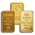 10 gram Gold Bar - Brand Varies (No Card)