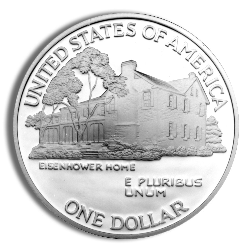 1990-P $1 Eisenhower Silver Commem - Proof