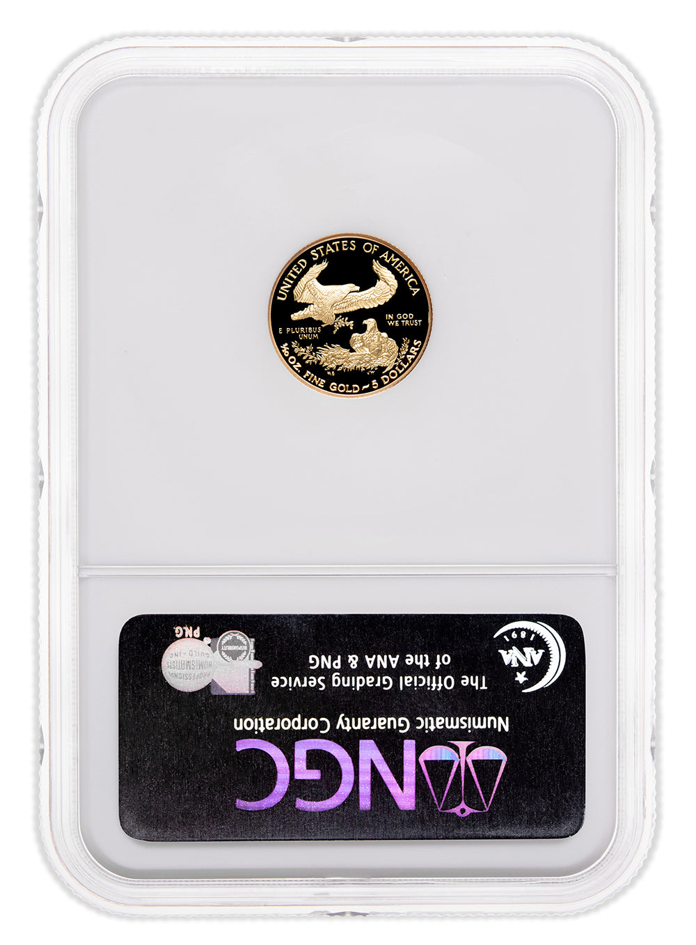 2008-W 1/10 oz Proof Gold Eagle $5 NGC PF70