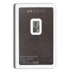 1 gram Platinum Bar - Valcambi (Carded)