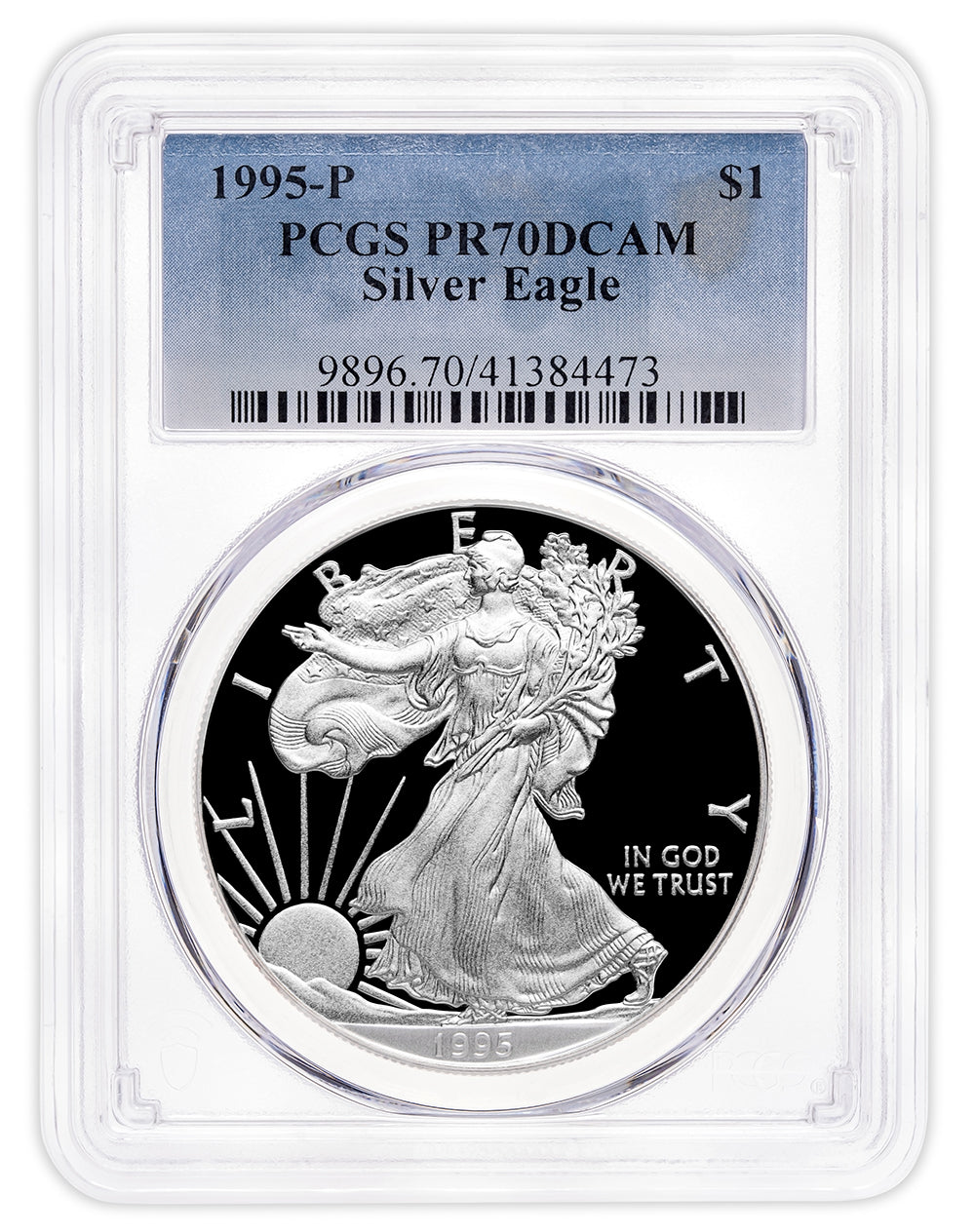 1995-P Proof Silver Eagle PCGS PR70