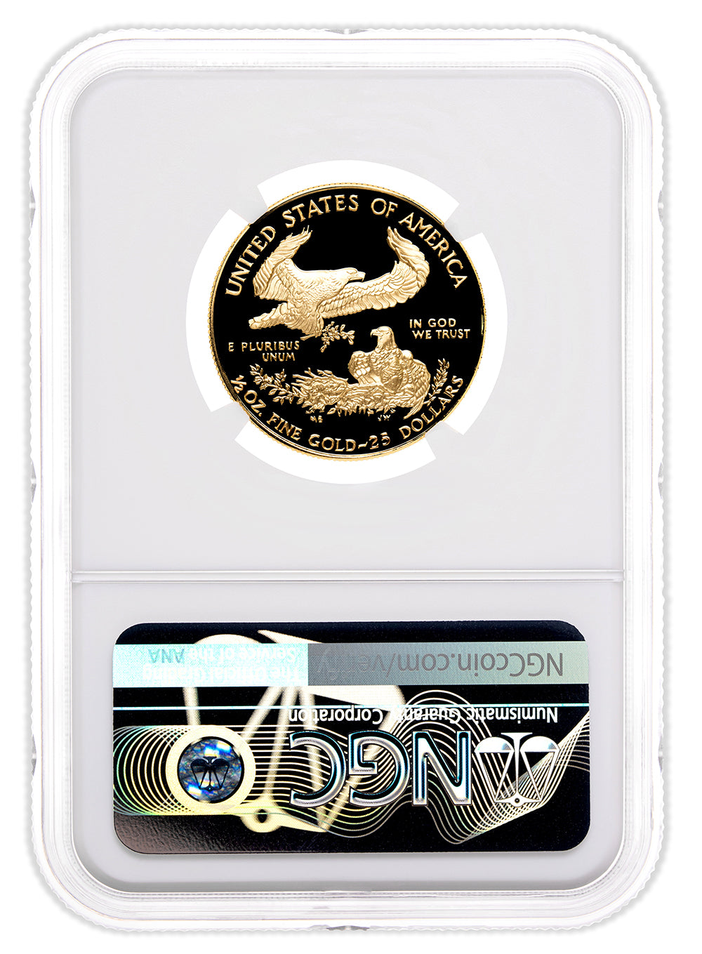 1995-W 1/2 oz Proof Gold Eagle $25 NGC PF70