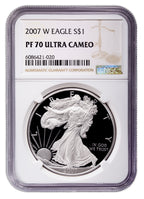 2007-W Proof Silver Eagle NGC PF70