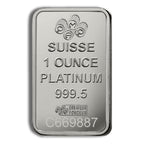 1 oz Platinum Bar - PAMP Fortuna (Carded)