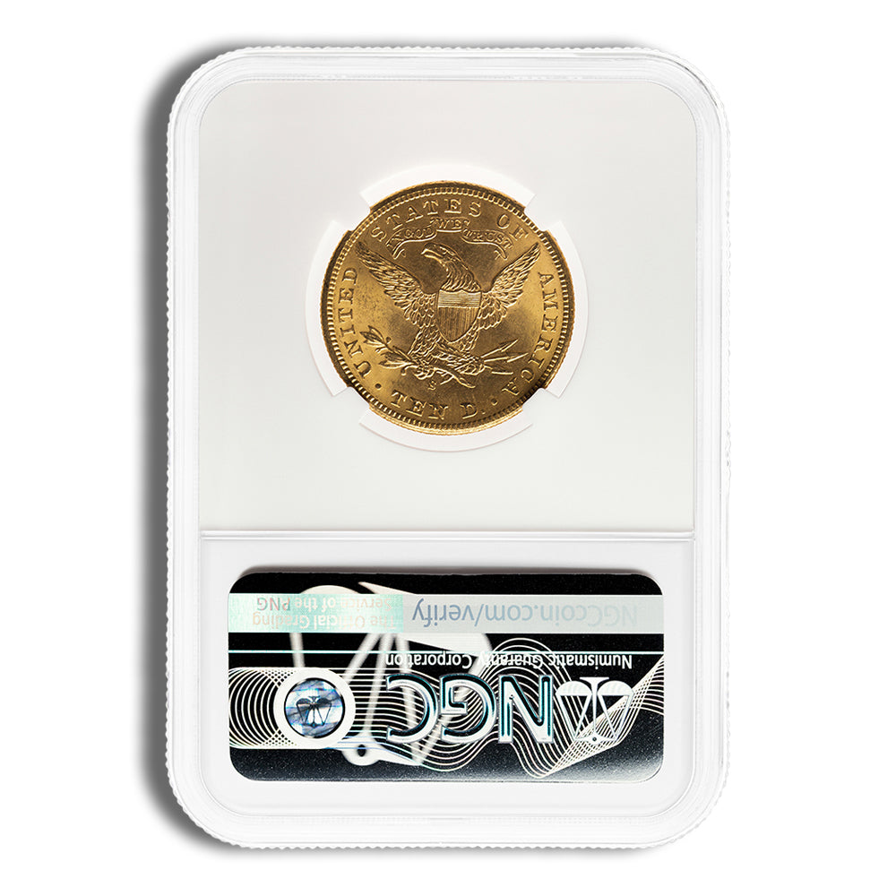 $10 Gold Liberty Eagle - NGC MS62