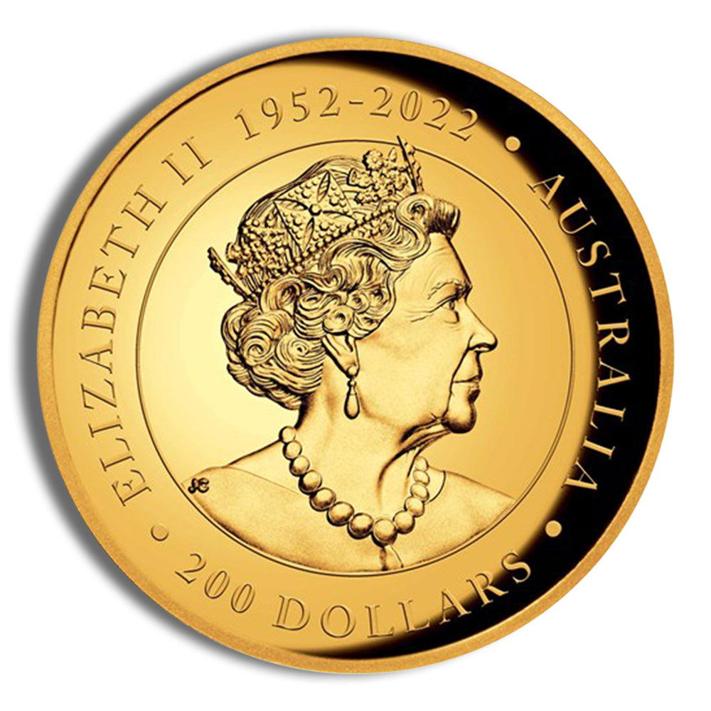 2 oz Australian Kangaroo/Nugget Gold Coin (Year Varies)