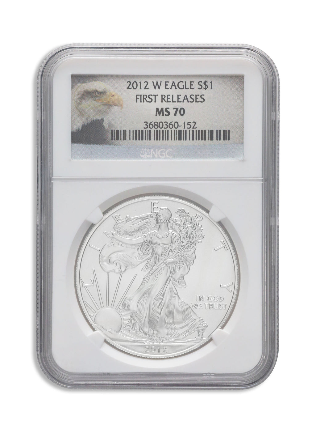 2012-W Burnished Silver Eagle NGC MS70 ER