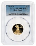 2015-W 1/4 oz Proof Gold Eagle $10 PCGS PR70