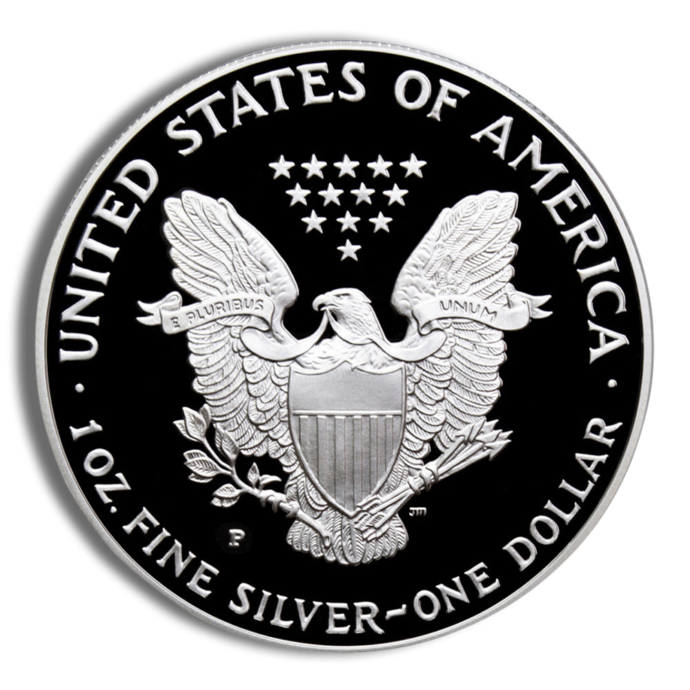 2000-P Proof Silver Eagle with Box & COA