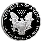 2000-P Proof Silver Eagle with Box & COA