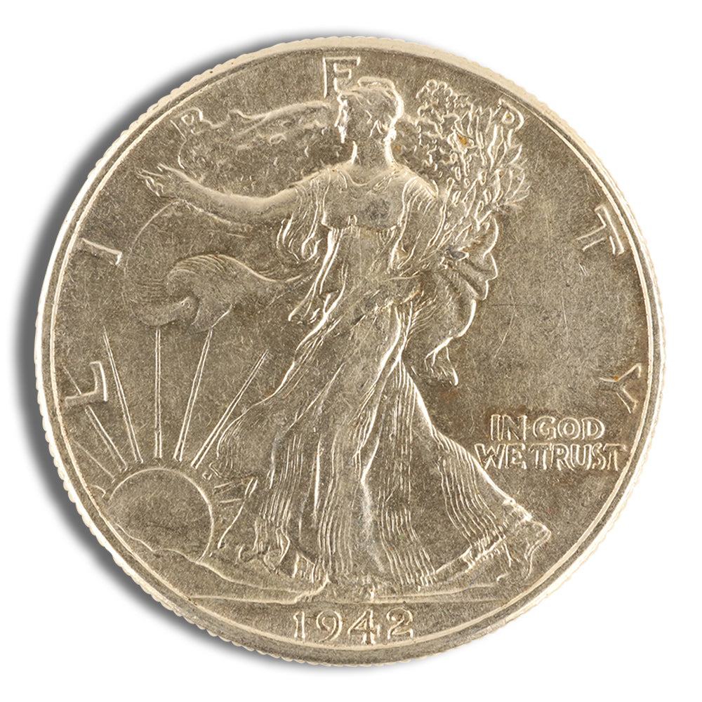 $1 FV 90% Silver Walking Liberty Half Dollars - XF/AU