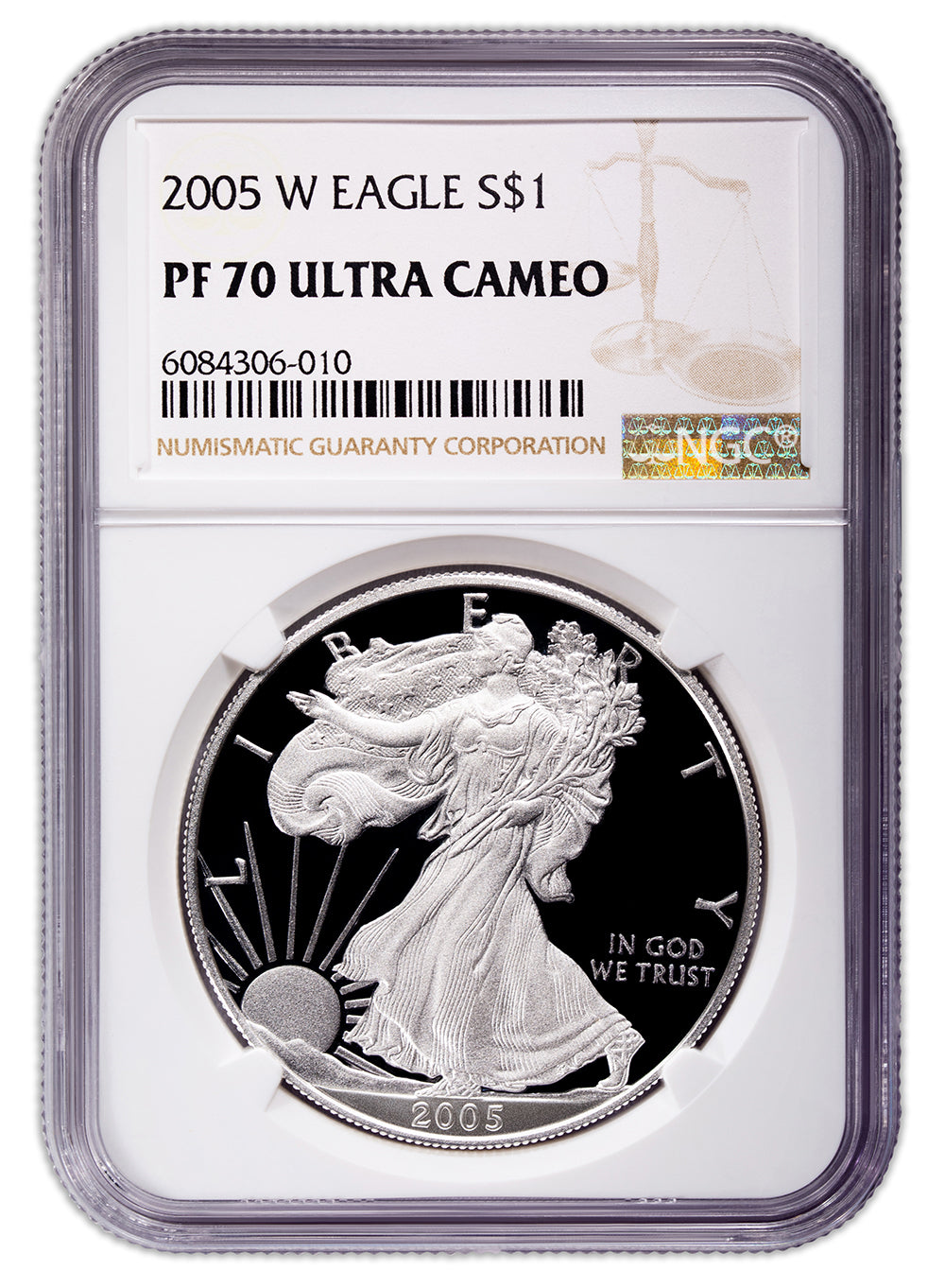 2005-W Proof Silver Eagle NGC PF70