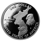 1991-P $1 Korean War Silver Commem - Proof