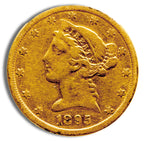 $5 Gold Liberty Half Eagle - Any Grade