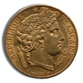 France Gold 20 Francs - Ceres (1849-1851)