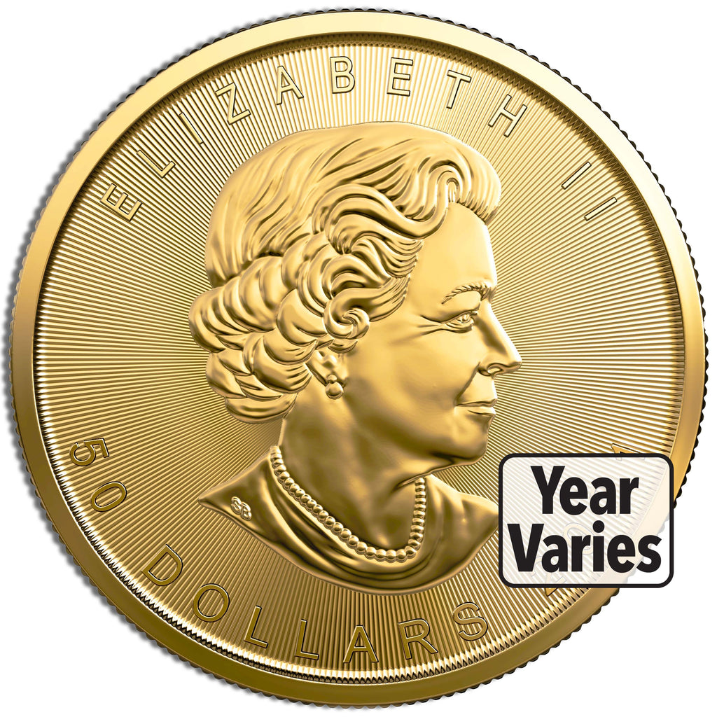 1 oz.9999 Gold Maple Leaf (Year Varies)