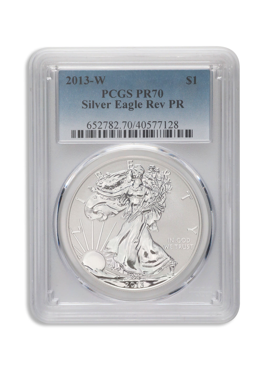 2013-W Reverse Proof Silver Eagle PCGS PR70