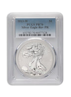 2013-W Reverse Proof Silver Eagle PCGS PR70