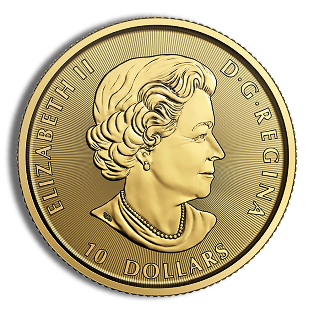 1/4 oz Canadian Twin Maple Leaf Gold Coin (Year Varies)