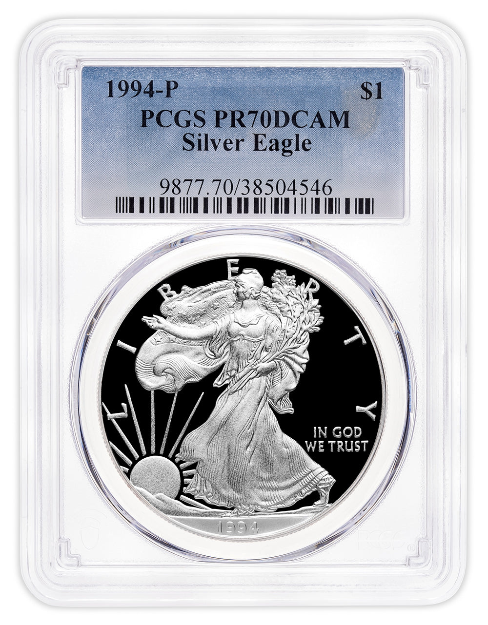 1994-P Proof Silver Eagle PCGS PR70