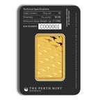 10 oz Gold Bar - Perth Mint (Carded)