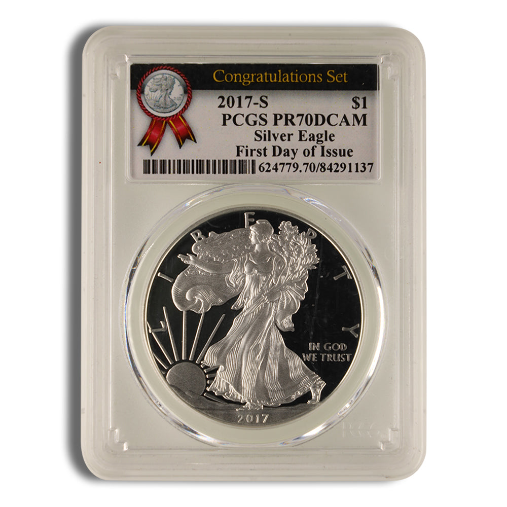 2017-S Proof Silver Eagle PCGS PR70 First Strike