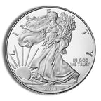 2018-S Proof Silver Eagle with Box & COA