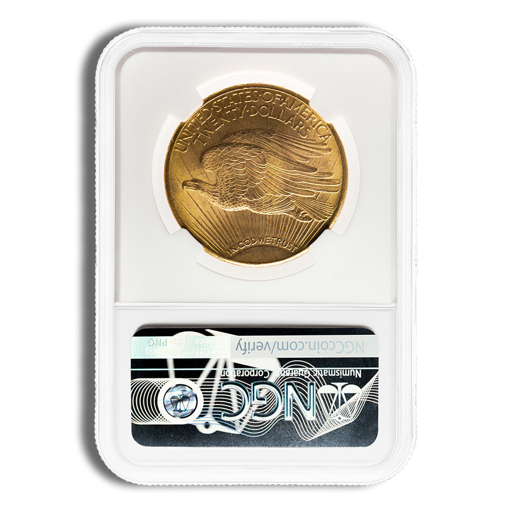 $20 Gold Saint-Gaudens Double Eagle - NGC MS64