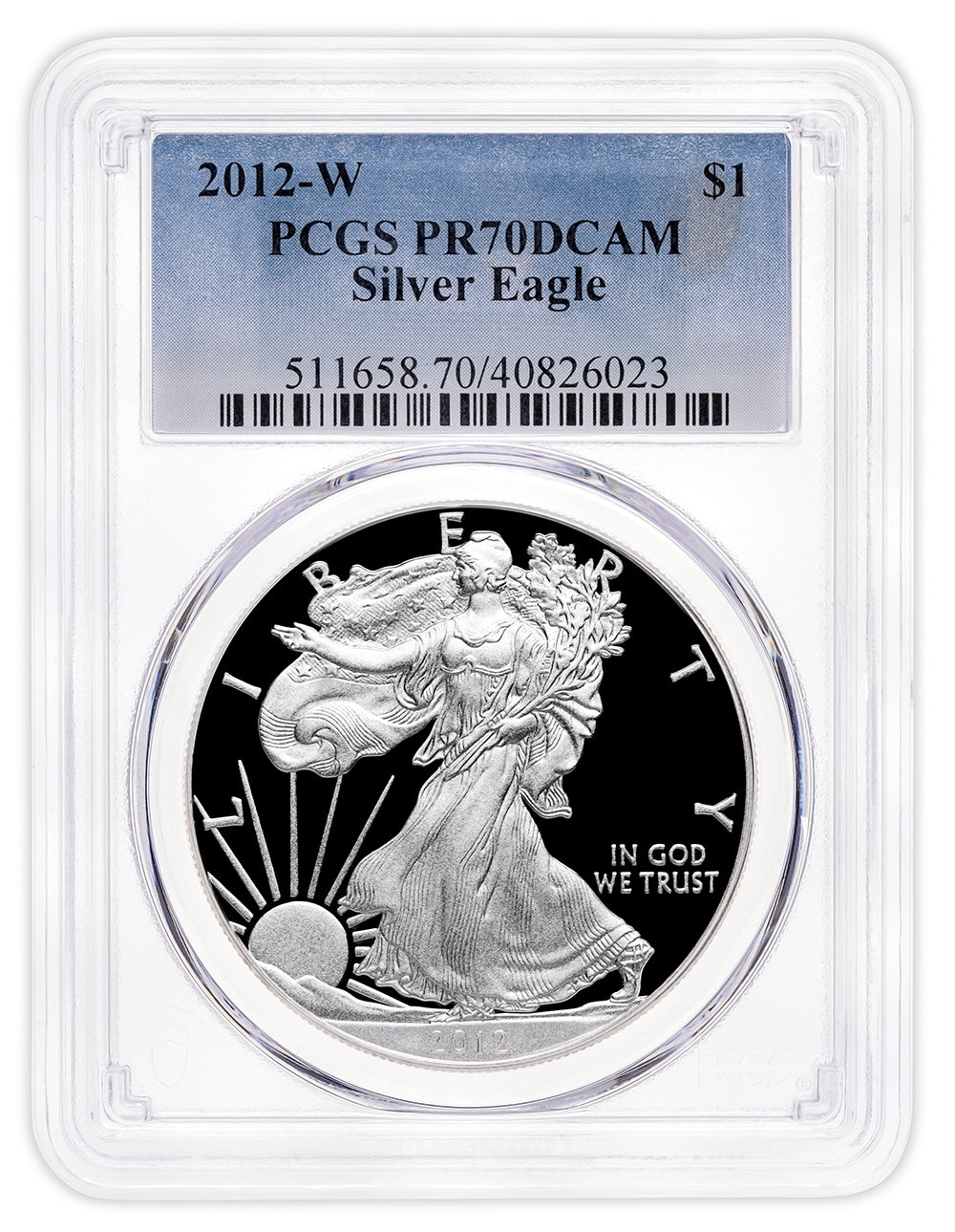 2012-W Proof Silver Eagle PCGS PR70
