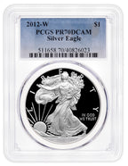 2012-W Proof Silver Eagle PCGS PR70