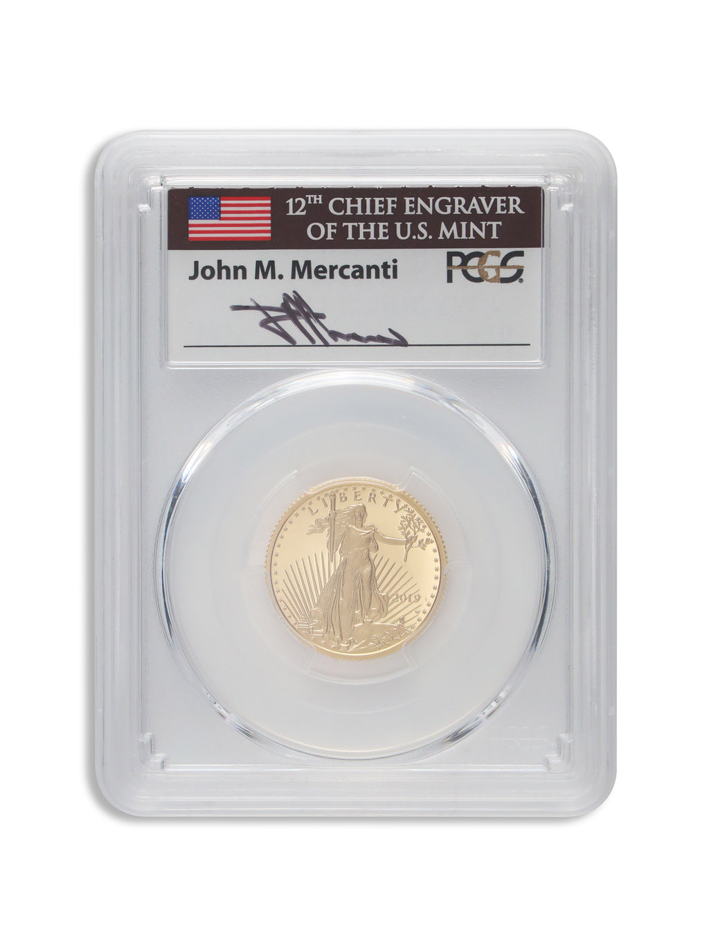 2019-W 1/4 oz Proof Gold Eagle $10 PCGS PR70 FS