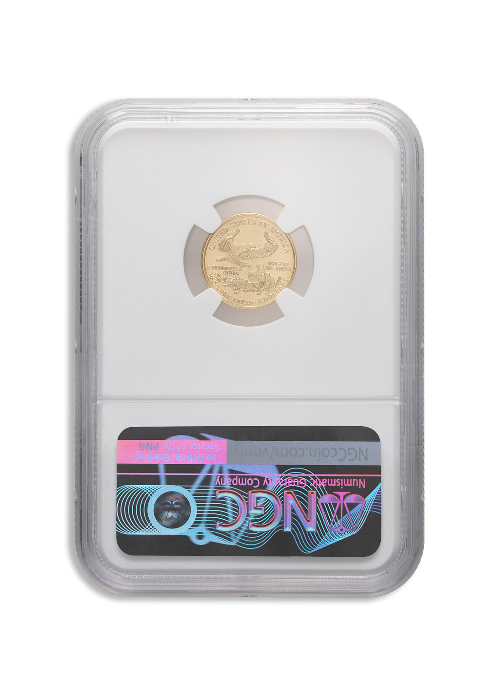 2000 1/10 oz Gold Eagle $5 NGC MS70