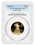 2004-W 1/2 oz Proof Gold Eagle $25 PCGS PR70