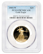 2004-W 1/2 oz Proof Gold Eagle $25 PCGS PR70