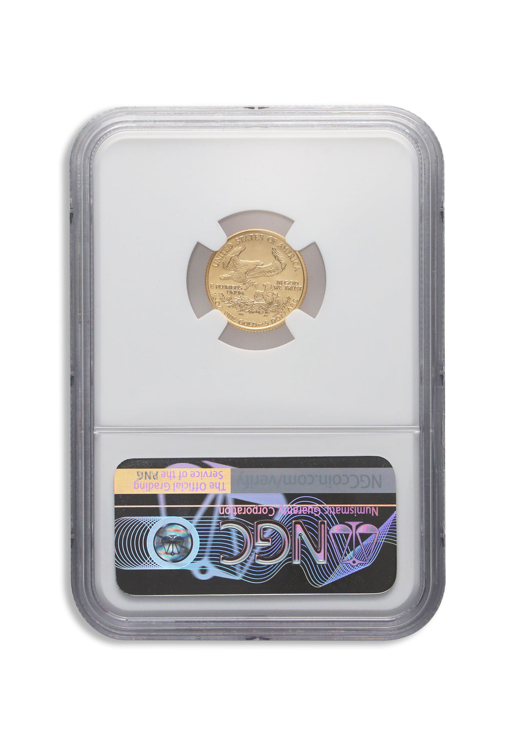 1993 1/10 oz Gold Eagle $5 NGC MS70